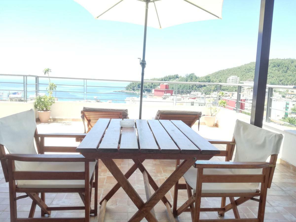 Bourbos Summer Rooms Himare Bagian luar foto